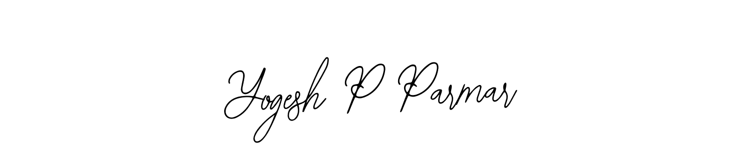The best way (Bearetta-2O07w) to make a short signature is to pick only two or three words in your name. The name Yogesh P Parmar include a total of six letters. For converting this name. Yogesh P Parmar signature style 12 images and pictures png