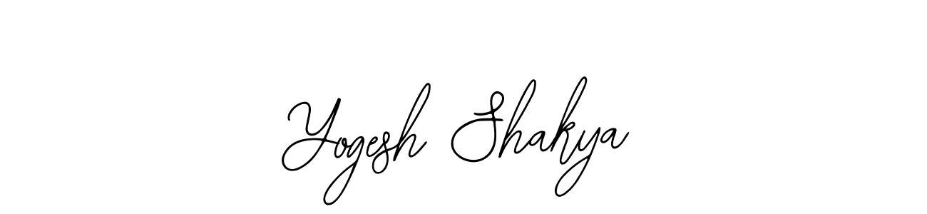 How to make Yogesh Shakya name signature. Use Bearetta-2O07w style for creating short signs online. This is the latest handwritten sign. Yogesh Shakya signature style 12 images and pictures png