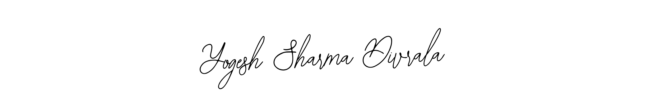 Design your own signature with our free online signature maker. With this signature software, you can create a handwritten (Bearetta-2O07w) signature for name Yogesh Sharma Divrala. Yogesh Sharma Divrala signature style 12 images and pictures png