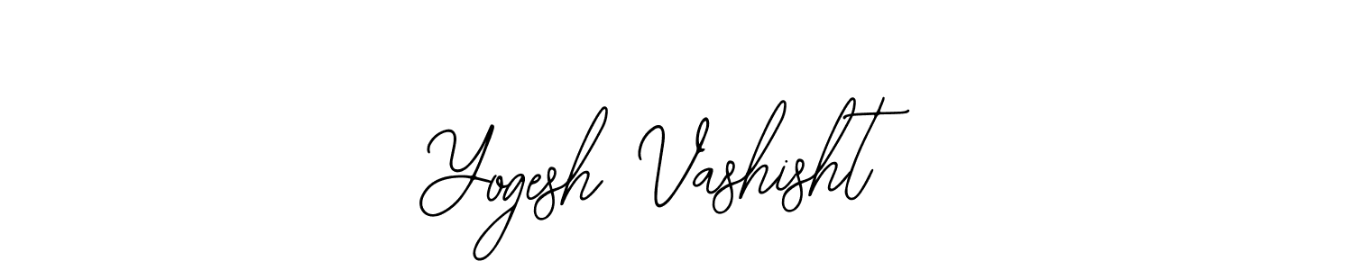 The best way (Bearetta-2O07w) to make a short signature is to pick only two or three words in your name. The name Yogesh Vashisht include a total of six letters. For converting this name. Yogesh Vashisht signature style 12 images and pictures png