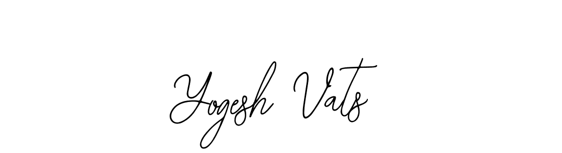 How to Draw Yogesh Vats signature style? Bearetta-2O07w is a latest design signature styles for name Yogesh Vats. Yogesh Vats signature style 12 images and pictures png