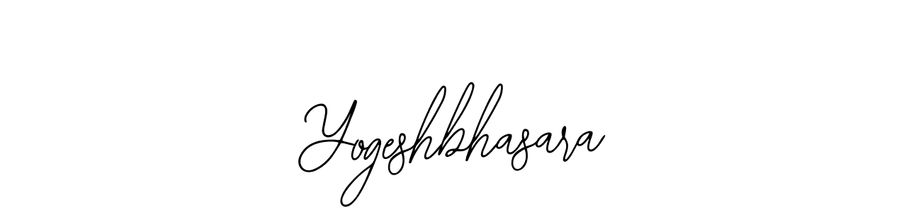 Make a beautiful signature design for name Yogeshbhasara. With this signature (Bearetta-2O07w) style, you can create a handwritten signature for free. Yogeshbhasara signature style 12 images and pictures png
