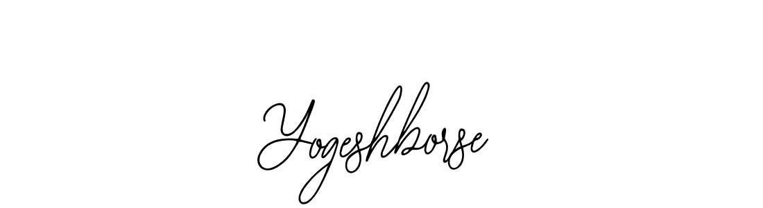 Make a beautiful signature design for name Yogeshborse. Use this online signature maker to create a handwritten signature for free. Yogeshborse signature style 12 images and pictures png