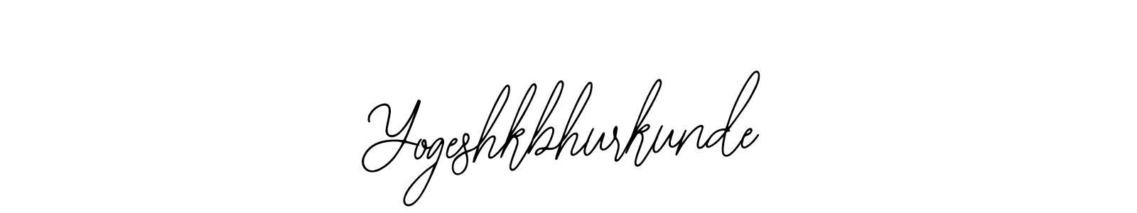 How to make Yogeshkbhurkunde name signature. Use Bearetta-2O07w style for creating short signs online. This is the latest handwritten sign. Yogeshkbhurkunde signature style 12 images and pictures png