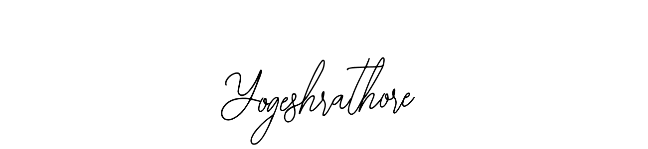 How to make Yogeshrathore signature? Bearetta-2O07w is a professional autograph style. Create handwritten signature for Yogeshrathore name. Yogeshrathore signature style 12 images and pictures png