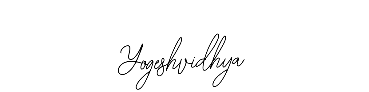 How to make Yogeshvidhya name signature. Use Bearetta-2O07w style for creating short signs online. This is the latest handwritten sign. Yogeshvidhya signature style 12 images and pictures png