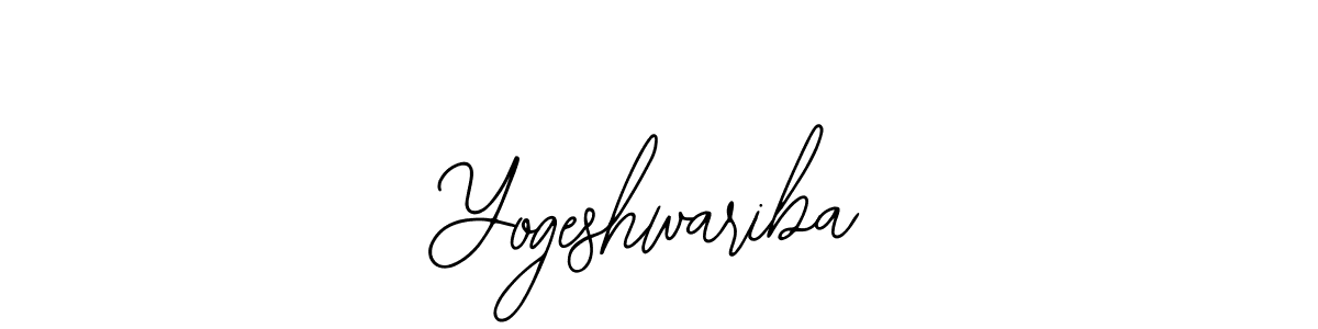 How to make Yogeshwariba name signature. Use Bearetta-2O07w style for creating short signs online. This is the latest handwritten sign. Yogeshwariba signature style 12 images and pictures png