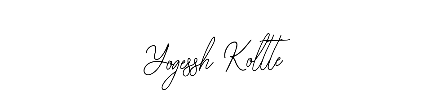 Similarly Bearetta-2O07w is the best handwritten signature design. Signature creator online .You can use it as an online autograph creator for name Yogessh Koltte. Yogessh Koltte signature style 12 images and pictures png