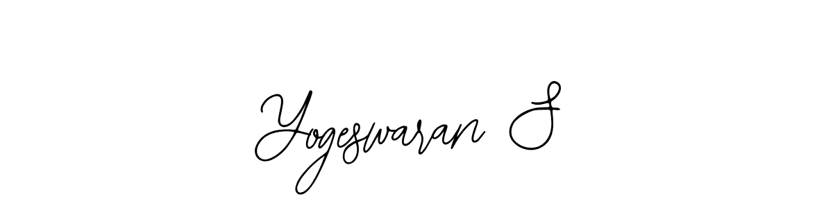 Similarly Bearetta-2O07w is the best handwritten signature design. Signature creator online .You can use it as an online autograph creator for name Yogeswaran S. Yogeswaran S signature style 12 images and pictures png