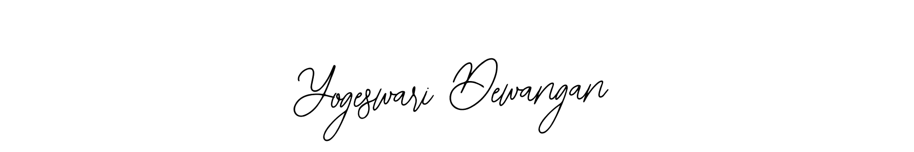 Also we have Yogeswari Dewangan name is the best signature style. Create professional handwritten signature collection using Bearetta-2O07w autograph style. Yogeswari Dewangan signature style 12 images and pictures png