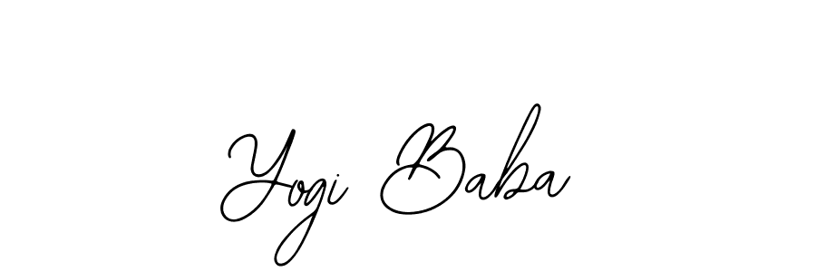 You should practise on your own different ways (Bearetta-2O07w) to write your name (Yogi Baba) in signature. don't let someone else do it for you. Yogi Baba signature style 12 images and pictures png