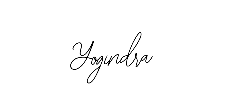 You should practise on your own different ways (Bearetta-2O07w) to write your name (Yogindra) in signature. don't let someone else do it for you. Yogindra signature style 12 images and pictures png