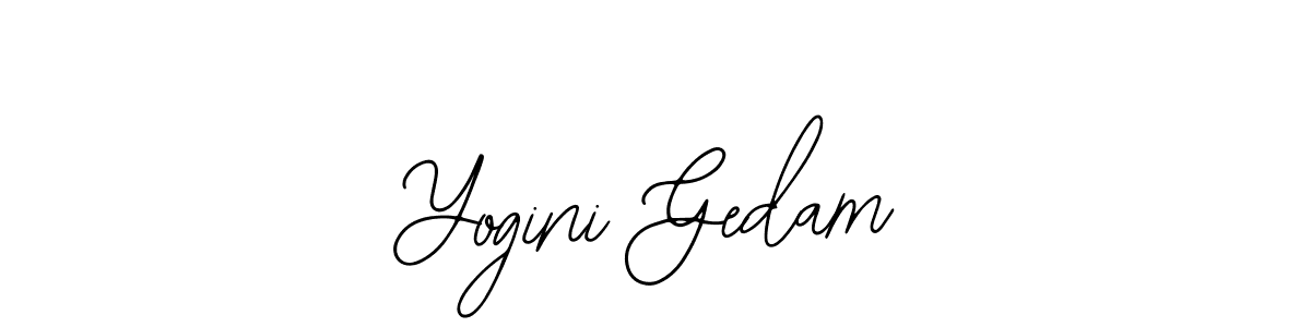 Also we have Yogini Gedam name is the best signature style. Create professional handwritten signature collection using Bearetta-2O07w autograph style. Yogini Gedam signature style 12 images and pictures png
