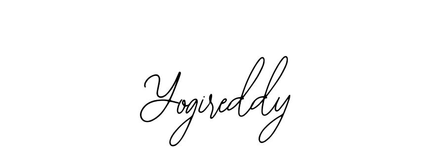 How to make Yogireddy name signature. Use Bearetta-2O07w style for creating short signs online. This is the latest handwritten sign. Yogireddy signature style 12 images and pictures png