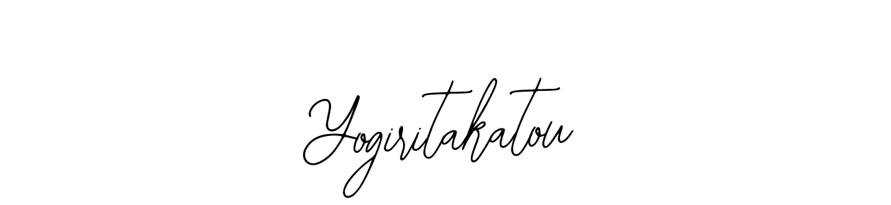 Use a signature maker to create a handwritten signature online. With this signature software, you can design (Bearetta-2O07w) your own signature for name Yogiritakatou. Yogiritakatou signature style 12 images and pictures png