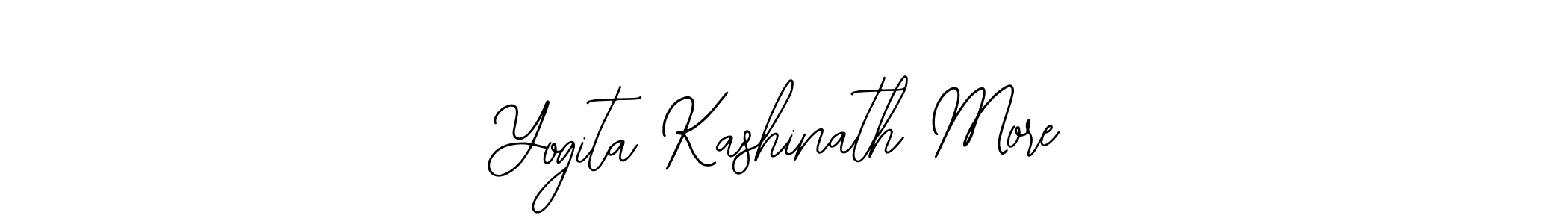 You should practise on your own different ways (Bearetta-2O07w) to write your name (Yogita Kashinath More) in signature. don't let someone else do it for you. Yogita Kashinath More signature style 12 images and pictures png