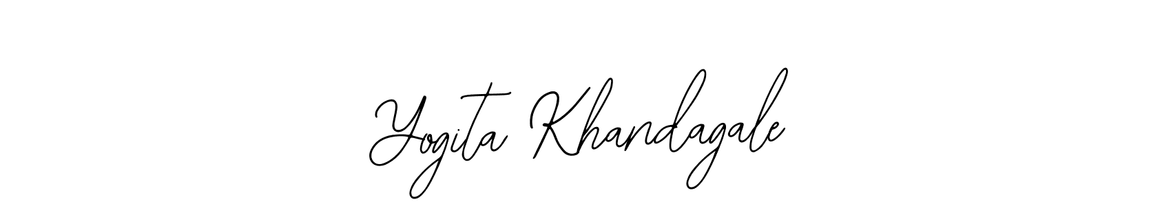 if you are searching for the best signature style for your name Yogita Khandagale. so please give up your signature search. here we have designed multiple signature styles  using Bearetta-2O07w. Yogita Khandagale signature style 12 images and pictures png