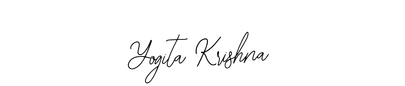 How to make Yogita Krishna signature? Bearetta-2O07w is a professional autograph style. Create handwritten signature for Yogita Krishna name. Yogita Krishna signature style 12 images and pictures png