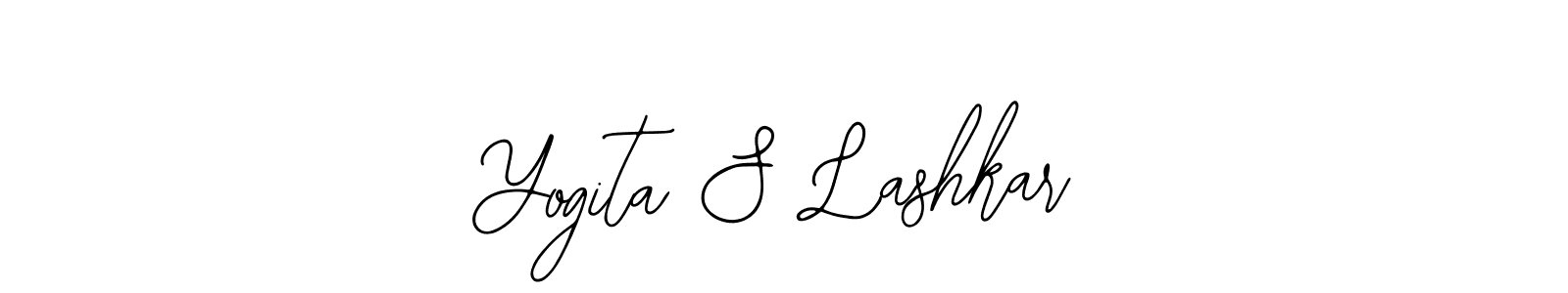 Also we have Yogita S Lashkar name is the best signature style. Create professional handwritten signature collection using Bearetta-2O07w autograph style. Yogita S Lashkar signature style 12 images and pictures png