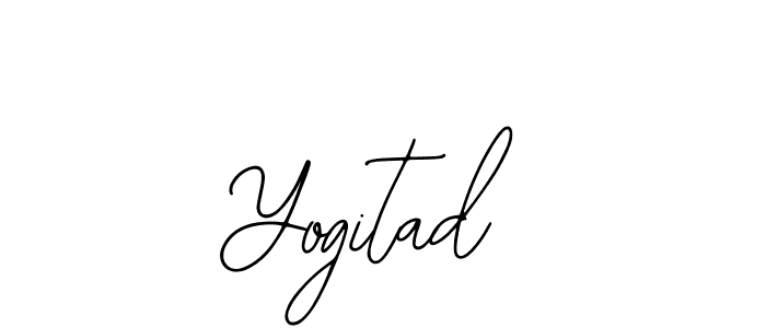 The best way (Bearetta-2O07w) to make a short signature is to pick only two or three words in your name. The name Yogitad include a total of six letters. For converting this name. Yogitad signature style 12 images and pictures png