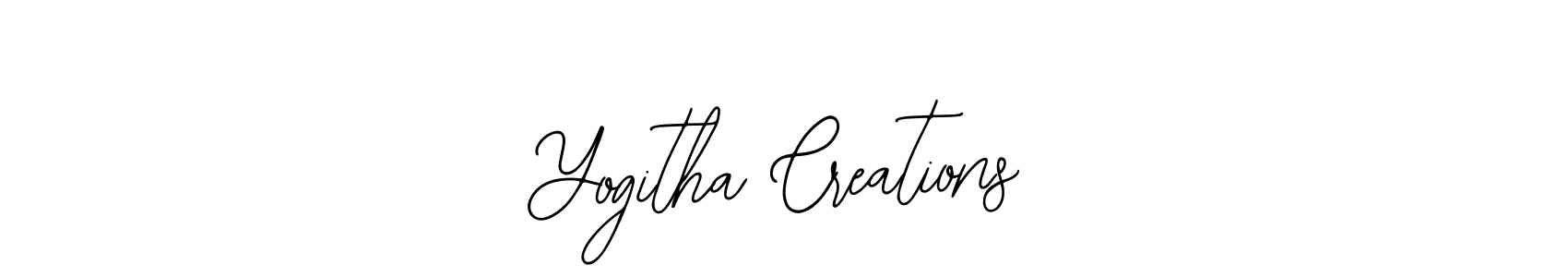 Make a beautiful signature design for name Yogitha Creations. Use this online signature maker to create a handwritten signature for free. Yogitha Creations signature style 12 images and pictures png