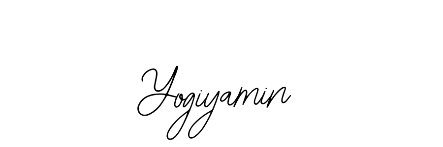 Design your own signature with our free online signature maker. With this signature software, you can create a handwritten (Bearetta-2O07w) signature for name Yogiyamin. Yogiyamin signature style 12 images and pictures png