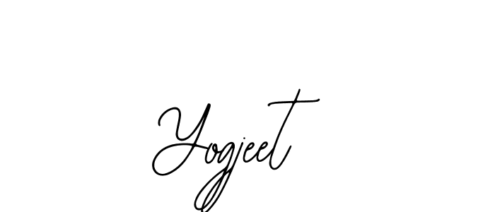 Use a signature maker to create a handwritten signature online. With this signature software, you can design (Bearetta-2O07w) your own signature for name Yogjeet. Yogjeet signature style 12 images and pictures png
