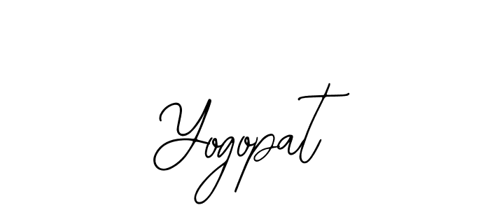 You can use this online signature creator to create a handwritten signature for the name Yogopat. This is the best online autograph maker. Yogopat signature style 12 images and pictures png