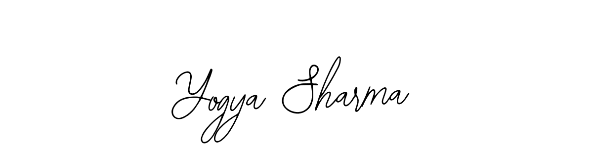 Make a beautiful signature design for name Yogya Sharma. Use this online signature maker to create a handwritten signature for free. Yogya Sharma signature style 12 images and pictures png