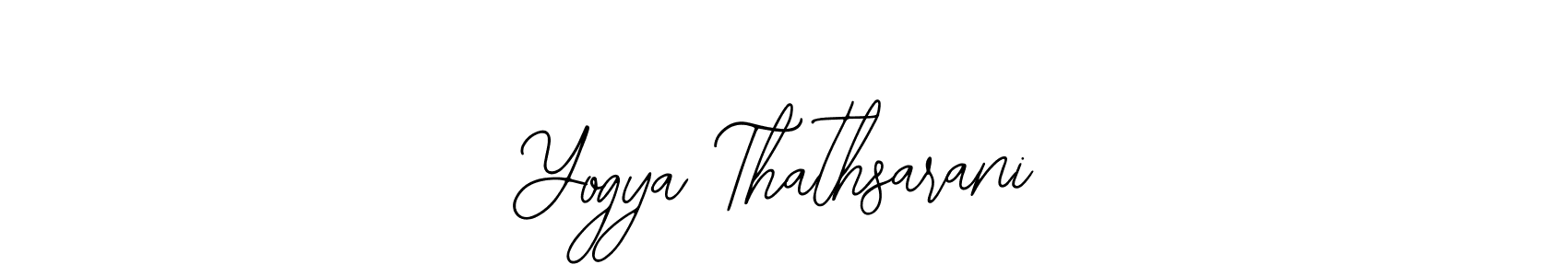Design your own signature with our free online signature maker. With this signature software, you can create a handwritten (Bearetta-2O07w) signature for name Yogya Thathsarani. Yogya Thathsarani signature style 12 images and pictures png
