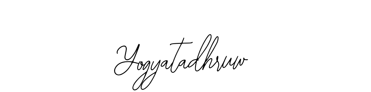 How to Draw Yogyatadhruw signature style? Bearetta-2O07w is a latest design signature styles for name Yogyatadhruw. Yogyatadhruw signature style 12 images and pictures png
