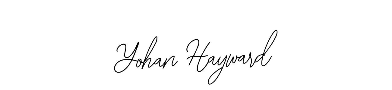 if you are searching for the best signature style for your name Yohan Hayward. so please give up your signature search. here we have designed multiple signature styles  using Bearetta-2O07w. Yohan Hayward signature style 12 images and pictures png