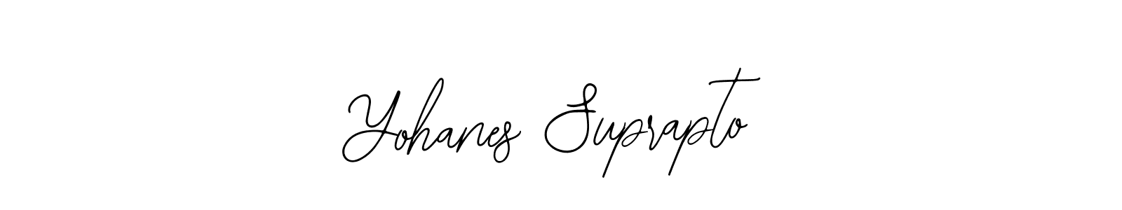 It looks lik you need a new signature style for name Yohanes Suprapto. Design unique handwritten (Bearetta-2O07w) signature with our free signature maker in just a few clicks. Yohanes Suprapto signature style 12 images and pictures png