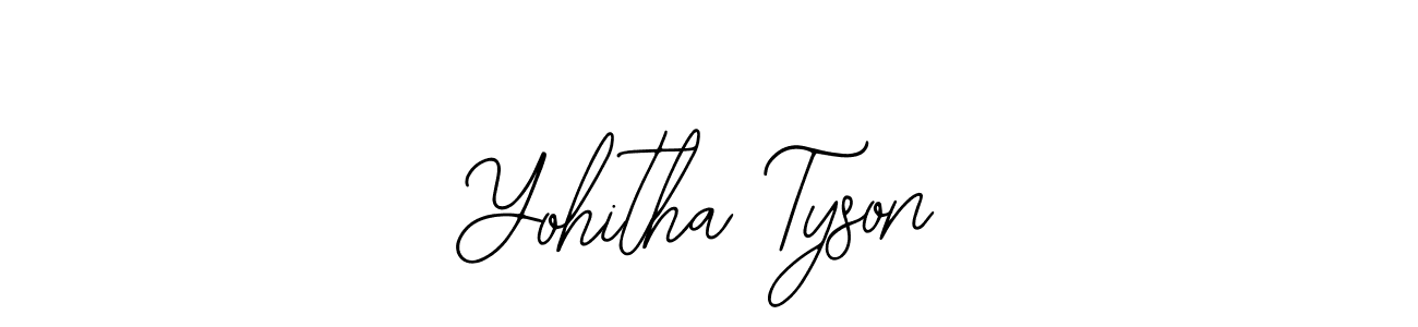 Make a beautiful signature design for name Yohitha Tyson. Use this online signature maker to create a handwritten signature for free. Yohitha Tyson signature style 12 images and pictures png