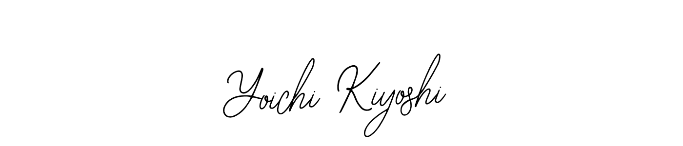 How to make Yoichi Kiyoshi signature? Bearetta-2O07w is a professional autograph style. Create handwritten signature for Yoichi Kiyoshi name. Yoichi Kiyoshi signature style 12 images and pictures png