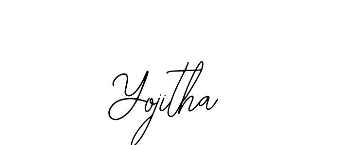 Use a signature maker to create a handwritten signature online. With this signature software, you can design (Bearetta-2O07w) your own signature for name Yojitha. Yojitha signature style 12 images and pictures png