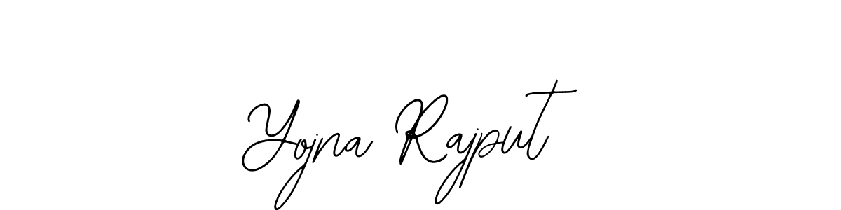 You should practise on your own different ways (Bearetta-2O07w) to write your name (Yojna Rajput) in signature. don't let someone else do it for you. Yojna Rajput signature style 12 images and pictures png