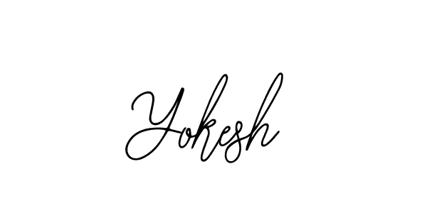 Bearetta-2O07w is a professional signature style that is perfect for those who want to add a touch of class to their signature. It is also a great choice for those who want to make their signature more unique. Get Yokesh name to fancy signature for free. Yokesh signature style 12 images and pictures png