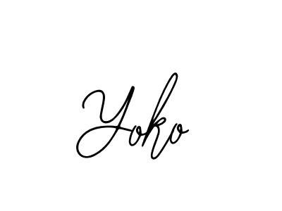 Also we have Yoko name is the best signature style. Create professional handwritten signature collection using Bearetta-2O07w autograph style. Yoko signature style 12 images and pictures png