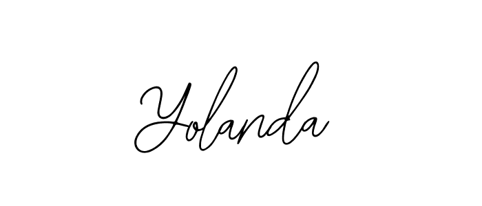 Use a signature maker to create a handwritten signature online. With this signature software, you can design (Bearetta-2O07w) your own signature for name Yolanda. Yolanda signature style 12 images and pictures png