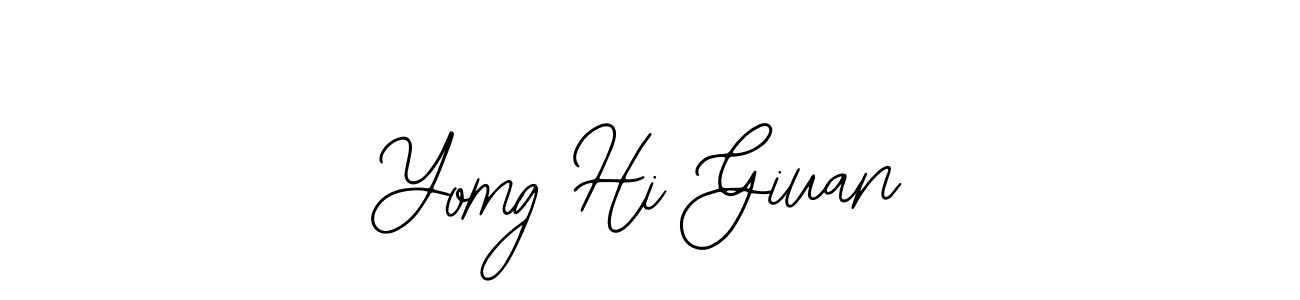 You can use this online signature creator to create a handwritten signature for the name Yomg Hi Giuan. This is the best online autograph maker. Yomg Hi Giuan signature style 12 images and pictures png