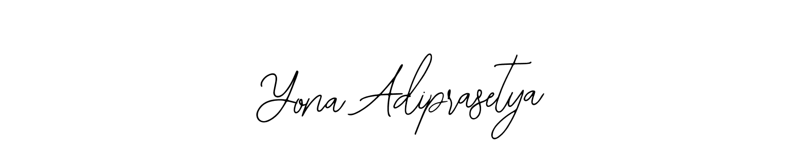 Make a beautiful signature design for name Yona Adiprasetya. With this signature (Bearetta-2O07w) style, you can create a handwritten signature for free. Yona Adiprasetya signature style 12 images and pictures png