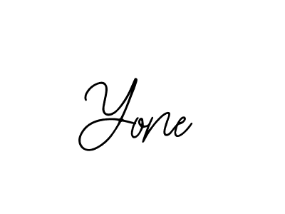 Similarly Bearetta-2O07w is the best handwritten signature design. Signature creator online .You can use it as an online autograph creator for name Yone. Yone signature style 12 images and pictures png