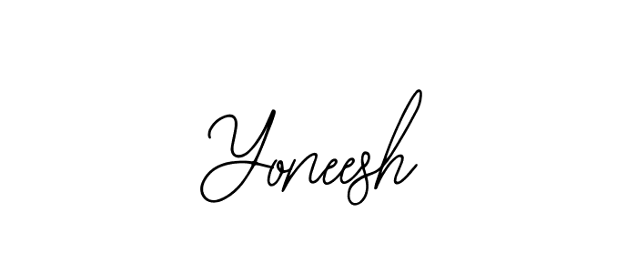 Also we have Yoneesh name is the best signature style. Create professional handwritten signature collection using Bearetta-2O07w autograph style. Yoneesh signature style 12 images and pictures png