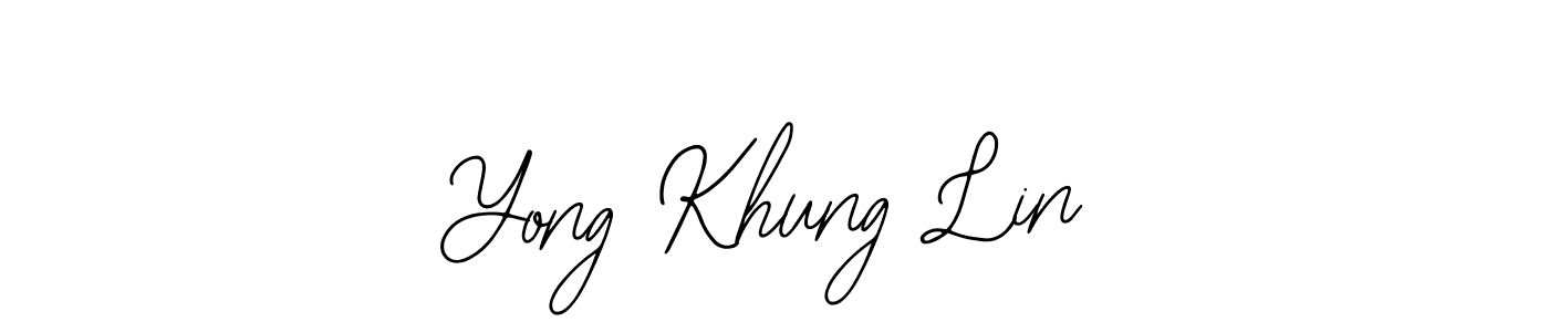 This is the best signature style for the Yong Khung Lin name. Also you like these signature font (Bearetta-2O07w). Mix name signature. Yong Khung Lin signature style 12 images and pictures png