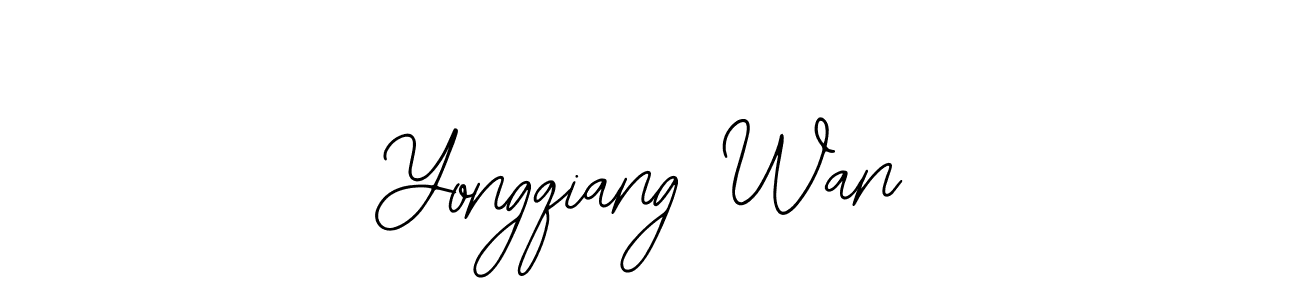 Similarly Bearetta-2O07w is the best handwritten signature design. Signature creator online .You can use it as an online autograph creator for name Yongqiang Wan. Yongqiang Wan signature style 12 images and pictures png