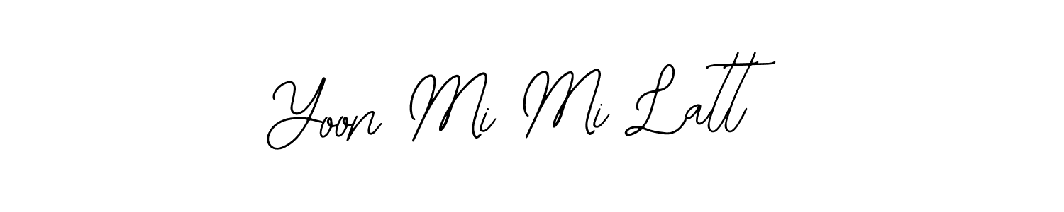 Also You can easily find your signature by using the search form. We will create Yoon Mi Mi Latt name handwritten signature images for you free of cost using Bearetta-2O07w sign style. Yoon Mi Mi Latt signature style 12 images and pictures png