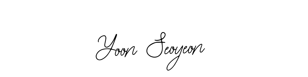 Also You can easily find your signature by using the search form. We will create Yoon Seoyeon name handwritten signature images for you free of cost using Bearetta-2O07w sign style. Yoon Seoyeon signature style 12 images and pictures png