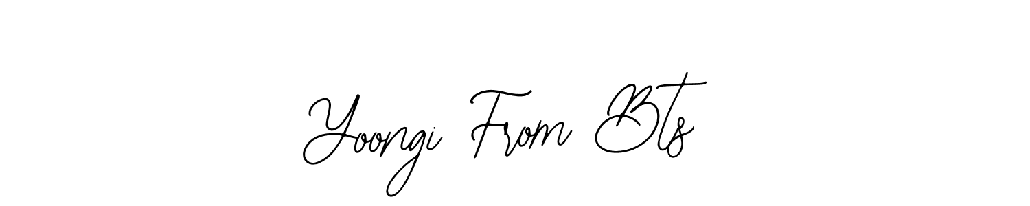 Use a signature maker to create a handwritten signature online. With this signature software, you can design (Bearetta-2O07w) your own signature for name Yoongi From Bts. Yoongi From Bts signature style 12 images and pictures png