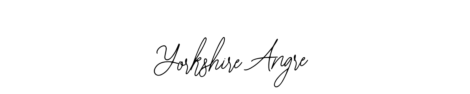 Design your own signature with our free online signature maker. With this signature software, you can create a handwritten (Bearetta-2O07w) signature for name Yorkshire Angre. Yorkshire Angre signature style 12 images and pictures png